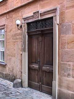 A doorway in Bamberg