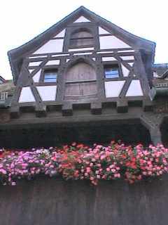 A dormer window in the Old Residence