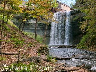 Upper DeCew Falls from below