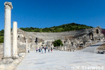Ephesus - theare from Harbour Street
