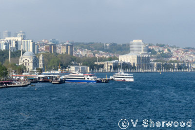 Istanbul Dolmabahce Mosque, Palace and Clock Tower