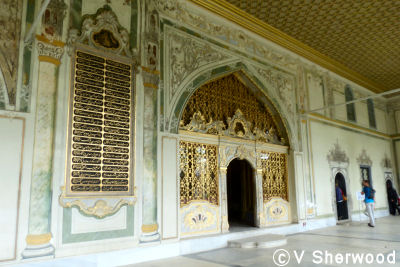 Istanbul - Topkapi  doorway into Audience Chamber