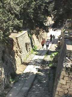 Ancient road into Knossos