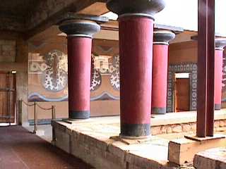 Knossos - room eith 4 columns