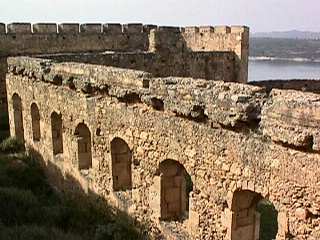 Aptera Turkis fort - walls