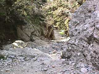 Imbros Gorge near top