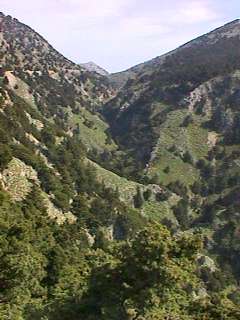 Imbros Gorge from road above