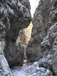 Imbros Gorge get narrowest