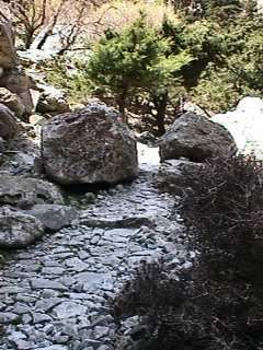 Imbros Gorge old road