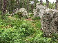 Stone Circle at East end of Caesar's Chair alignments