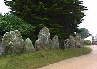 Stone circle in St. Pierre de Quiberon