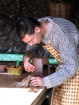 potter at work