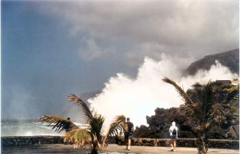 West end of Playa de la Arena beach