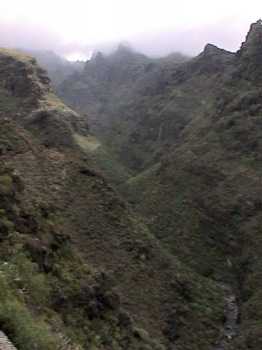 canyon and clouds