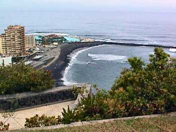 Martiánez Pools and beach in Puerto de la Cruz