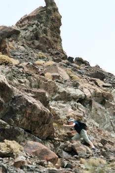 Annika climbing trail