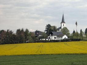 Eschweiler churdh and rape field